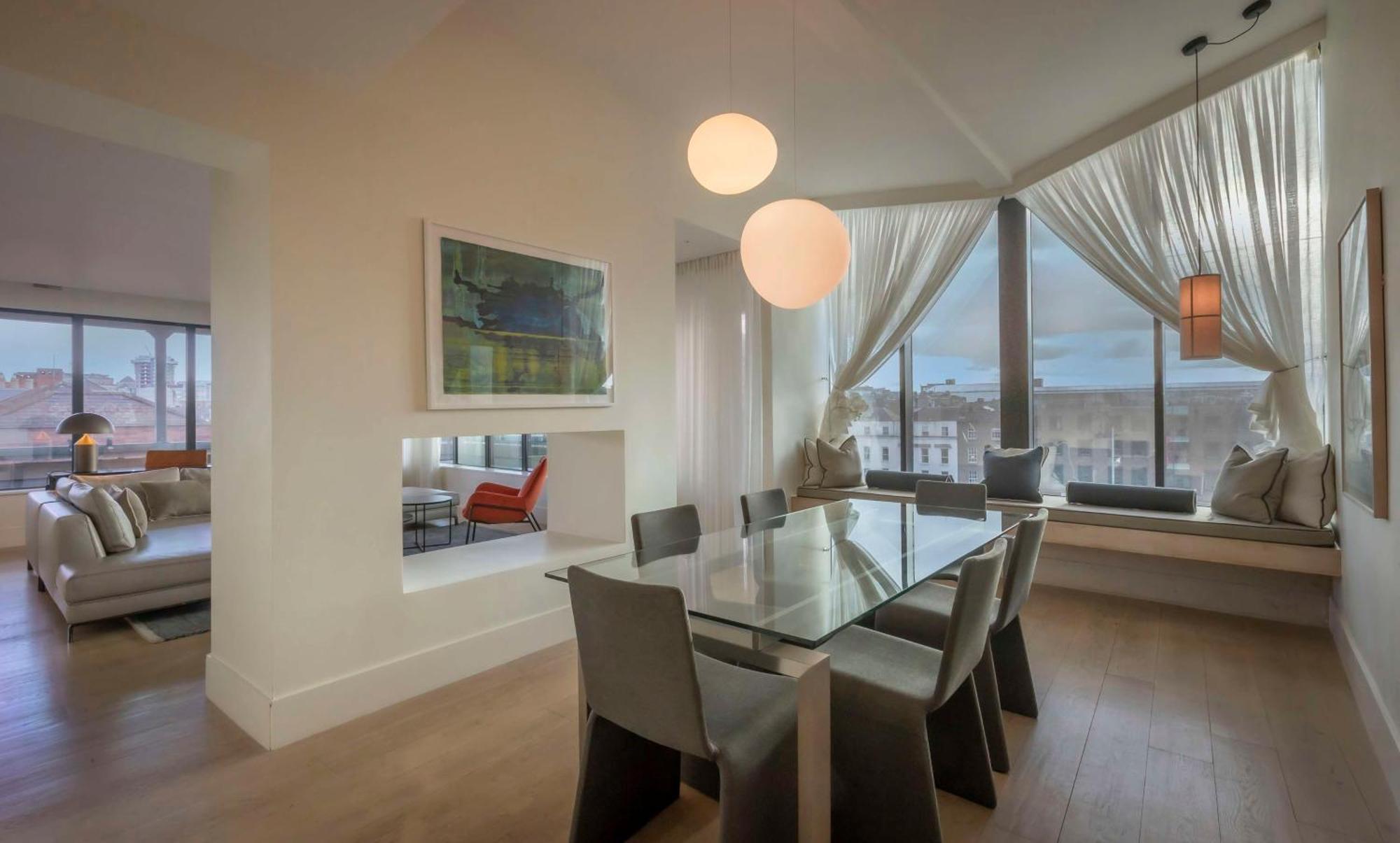 Hotel The Morrison Dublin, Curio Collection By Hilton Exterior foto A dining room